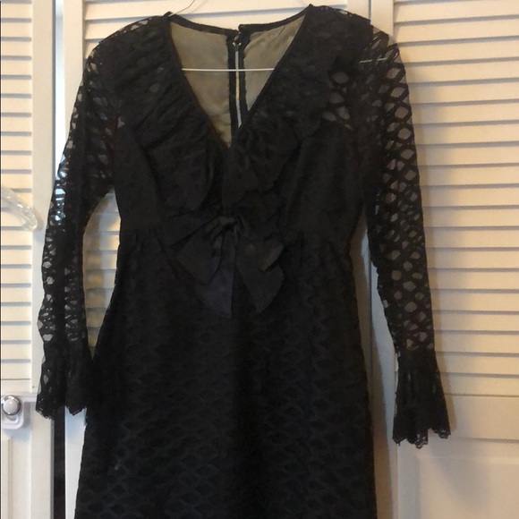 Vintage lace dress black medium - Picture 2 of 7
